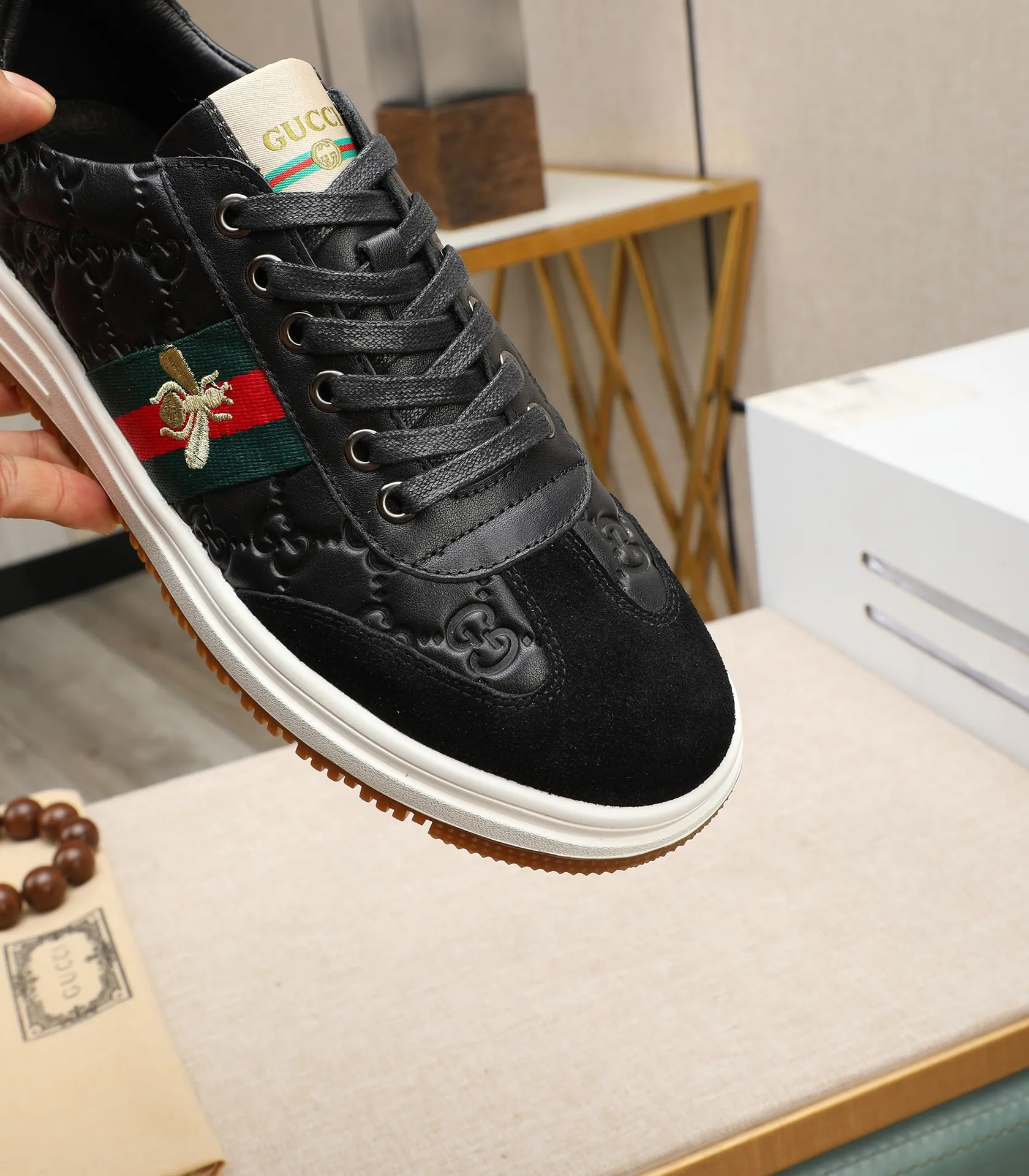 Men's shoes💰440 GUCCI🔍🔍2024 latest spring style On sale at the same time at the counter, original calfskin imported from Italy, genuine leather lining, (high-end, luxury, and class) exquisite workmanship, soles: original soles specially provided by the original factory, ⚠Exclusive double-layer movable molded soles are super comfortable⚠, real photos🎬The real ones are better🔍🔍"High quality·Follow the order" code number 38-44